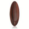 Compact  High Precision Kitchen Scale USB Rechargeable, Wooden Textured Oval Design, Ideal for Cooking  Baking Digital Food Prep Weighing In Grams