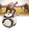 Soccer Ball for Teenagers Adults PVC Double Layer Explosion Proof Teaching Training Soccer Ball for Indoor Outdoor Red Type 5