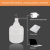 Portable USB Rechargeable LED Camping Lights Outdoor Emergency Bulb 3 Lighting Modes Waterproof Shell Light Bulb 170/220W