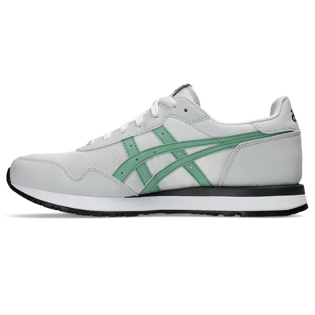 ASICS Tiger Runner II Sneakers 1203A612 Unisex Size 100 cm 2E (White/Dark Mint) 28.0