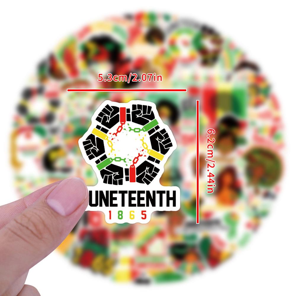 110 Black Juneteenth Graffiti Stickers Scooter Laptop Stickers