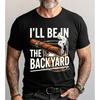 Funny Cigar Whiskey Tshirt Ill Be In The Backyard Tee Unisexs Bbq Shirt Whiskey Cigar Lover Gift
