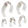 U Clips Holder Bracket T5 - T12 Type Prevent Sagging Plastic Dipped Clamps Lamp Support Lampholder for Fluorescent Tubes Mounting / LED Light Bulbs