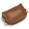 Mini shell change bag women's new Japanese vegetable tanned cowhide niche coin bag portable zipper storage bag