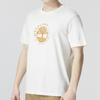 Timberland Printed Crew Neck Pullover Casual Short Sleeve T-Shirt Unisex Tops Vintage-White A6QWKCM9