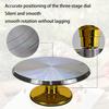 12Inch Cake Stand Turntable Baking Tools 360° Rotating Aluminum Alloy Tray Birthday Cake Baking Decoration Kitchen Accessories