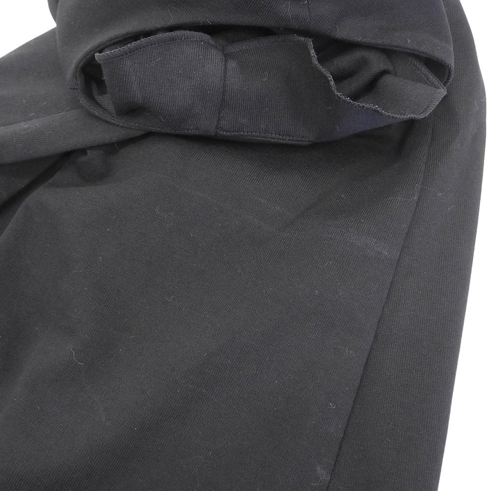 Mame Kurogouchi Cotton Jersey French Sleeve Top, Women's, Black, Size 1, 2024AW Tops 1 blackUsed