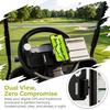1/2 Stück Golf Cart Lenkrad Handyhalter mit Stiftschlitz und Ballmarker-Aufbewahrung Universal