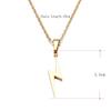 DOTIFI Stainless Steel Necklace Hot Lightning Necklaces For Women Protection Pendants For Girlfriend Gifts Charms Jewelry