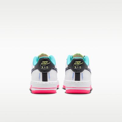 Nike Air Force 1 Low GS 'White Hyper Pink Dusty Cactus Anthracite'