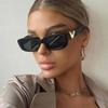 Ochelari de Soare cu Rame Pătrate la Modă Ochelari de Vedere Ochelari Femei Fete Ne-polarizați Accesoriu de Modă