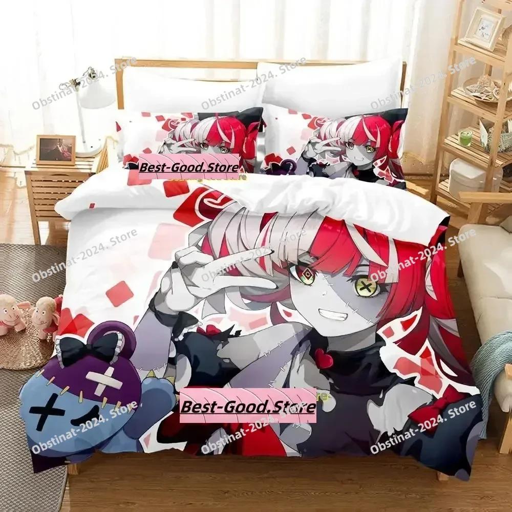 Kureiji Ollie Bedding Set Single Twin Printed Bed Set With Pillowcase Bed Duvet Cover Soft Single Double Queen Super King Size
