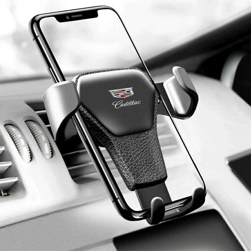 Gravity Car Phone Holder Air Vent GPS Stand Car Accessories For Cadillac Escalade Tiburon Deville Seville XT5 XTS CTS BLS SLS DTS SRX Metal
