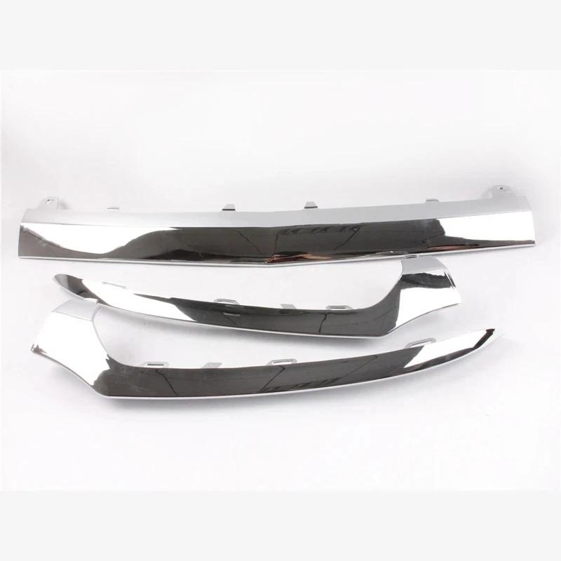 Front Bumper Lower Lip for Mercedes-Benz Class C W205 2014-2018 Trim Molding Chrome Car Body Kit Accessories
