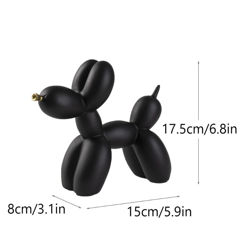 1pcs Balloon Dog Ornament European Home Living Room Desktop Wine Cabinet Creative Animal Decoration Resin Crafts