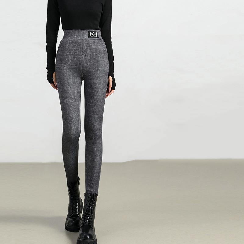 Women Winter Thermal Thicken Fleece Lined Leggings Thick High Stretch Tights Sexy Skinny Pants