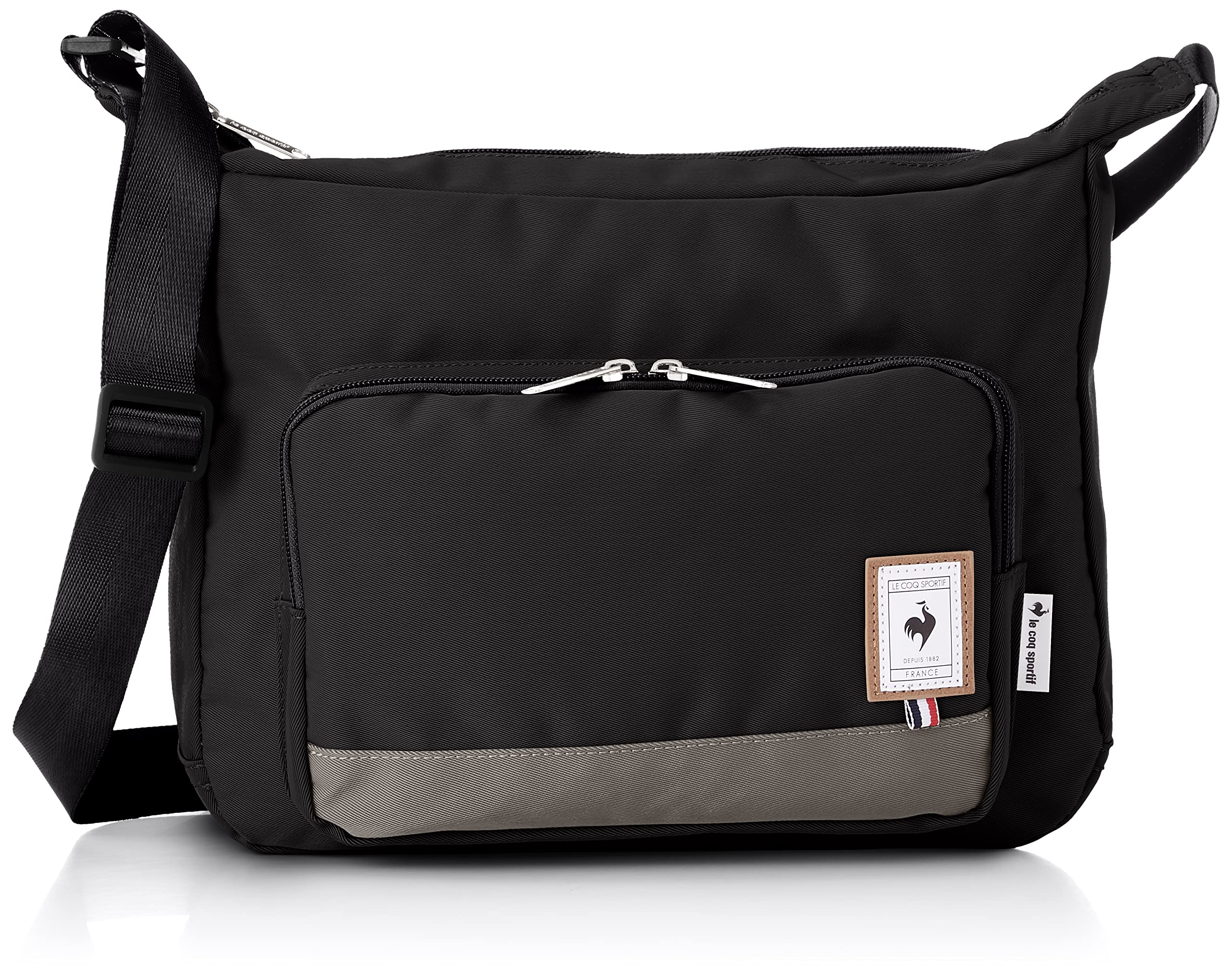 

Coq Shoulder water Andilee black [Le Sportif] bag, repellent, nylon, bicolor, 36389, series, women s, чорний