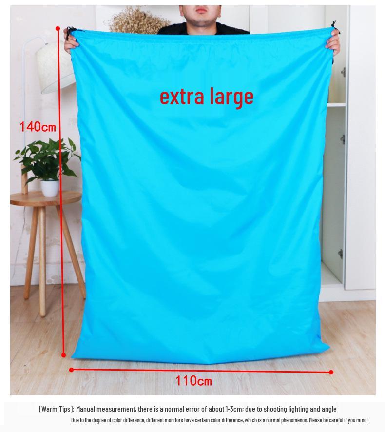 Duża pyłoszczelna torba ze sznurkiem z tkaniny Oxford do przechowywania kołdry