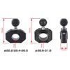 Bike Mount Set for Yupiteru Z320B REC-MOUNTS Radar, Compatible, REC-B21-BB-318(RD)S