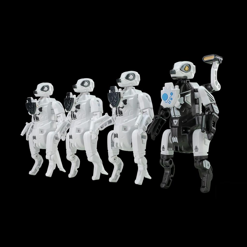 52TOYS BEASTBOX BB-48GT GHOST TEAM Transforming Action Figure - Painted, Highly Articulated, Animal, Mech, Robot, Cube - Perfect Gift for Kids, Boys,