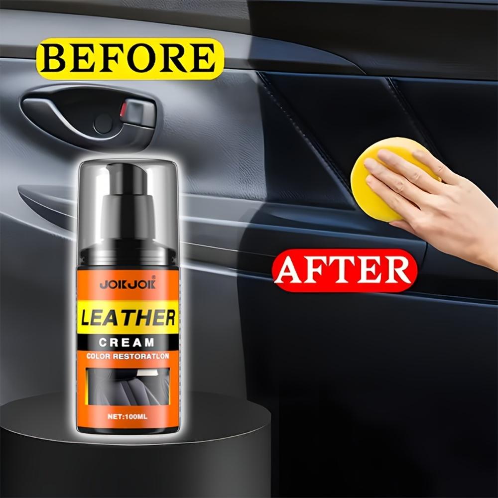 JOKJOK All-Purpose Car Interior Leather & Plastic Restoration Cream - Anti-Aging, color nourishing, quick renewal, long-lasting