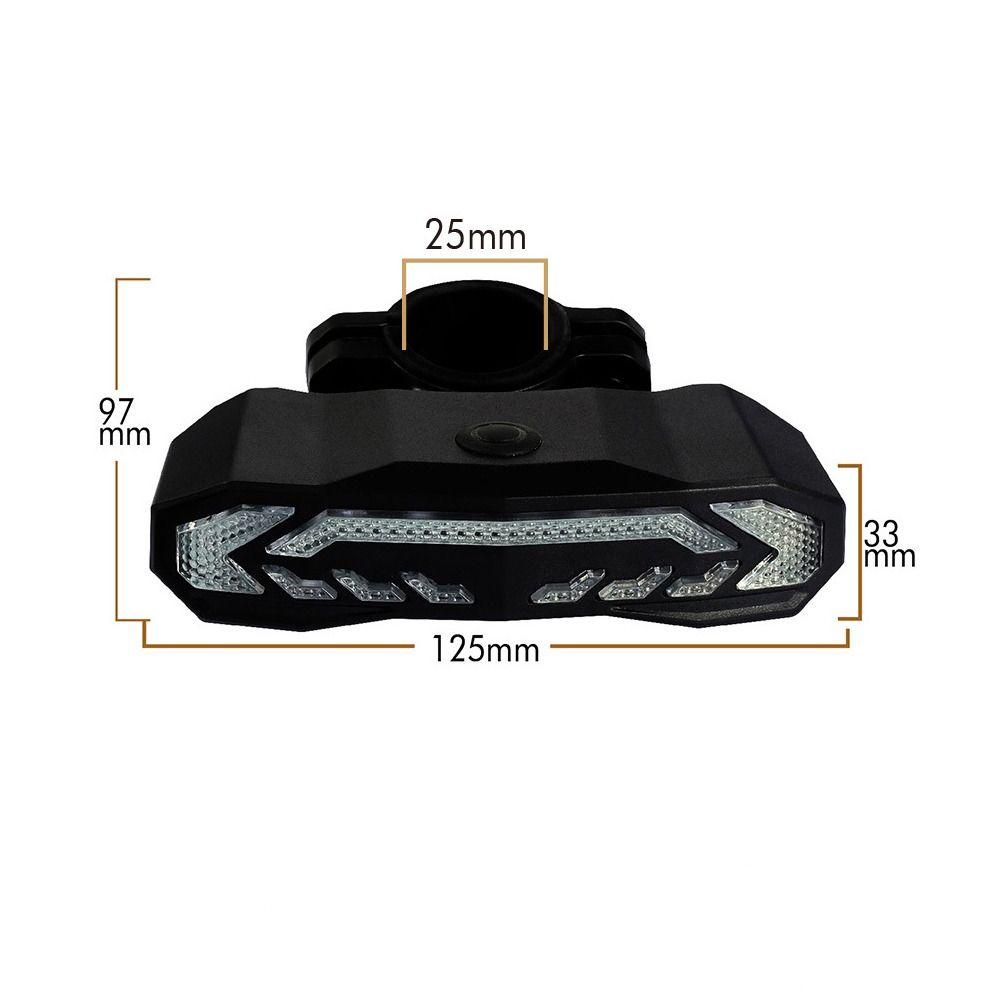 Со стоп-сигналами умный велосипедный задний фонарь противоугонный предупреждающий велосипедный фонарь задний фонарь