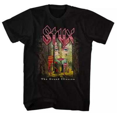 Styx - The Grand Illusion Album Unisex T-Shirt All Size S-5XL Unisex T-Shirt