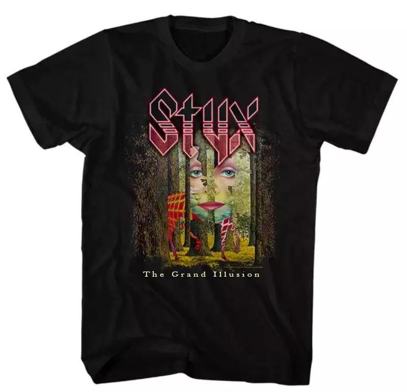 Styx - The Grand Illusion Album Unisex T-Shirt All Unisex T-Shirt S