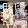 Phone Case For Motorola Moto G67 G77 Clear TPU Anti-scratch Soft Casing For Moto G67 G77 Fashion Black Rose In Water Shell