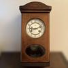 Used JUNGHANS Antique wooden pendulum clock