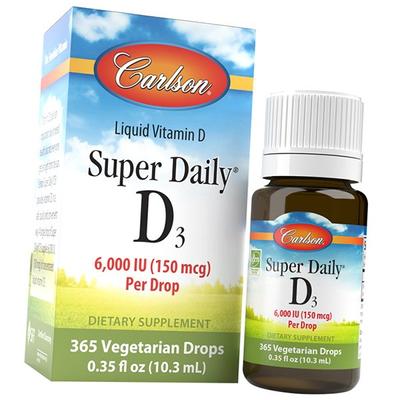 Liquid Vitamin D3, Super Daily D3 6000, 10ml (36353097)