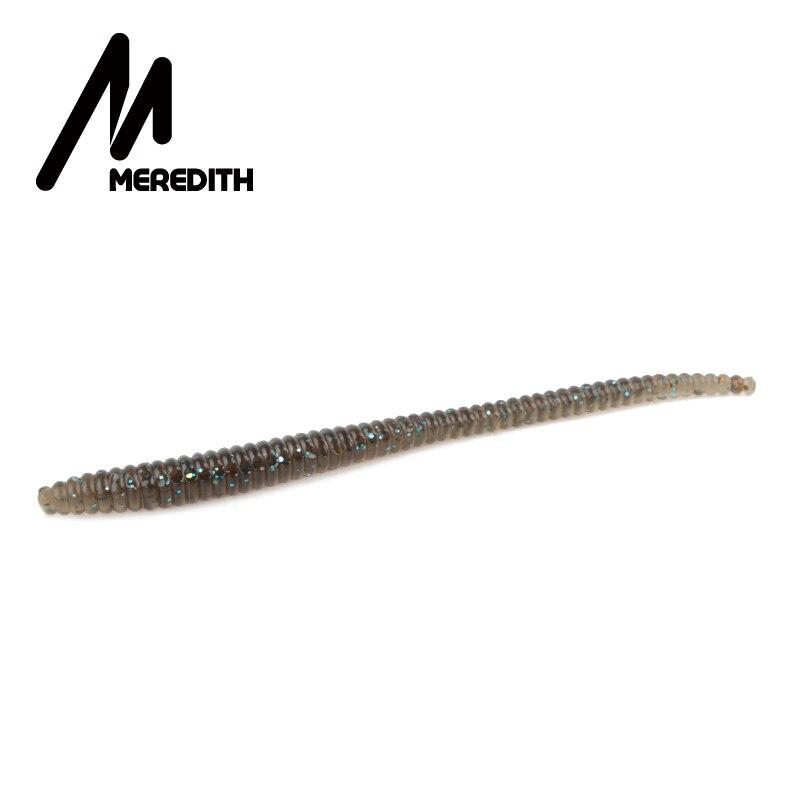 MEREDITH Langsam sinkende Forellen-Wurm-Softbaits, 60 mm, 80 mm, künstliche Angelköder, Meereswürmer, Regenwurm-Angeln, weiche Köder, Wobbler