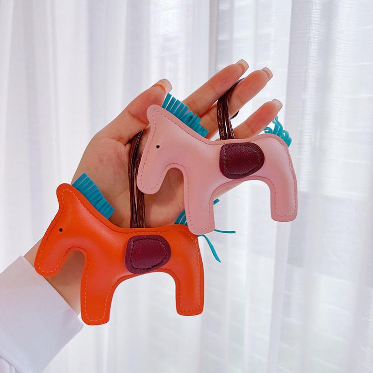 Mini Creative Horse Bag Pendant Cute Cartoon Keychain Multi Functional Decor