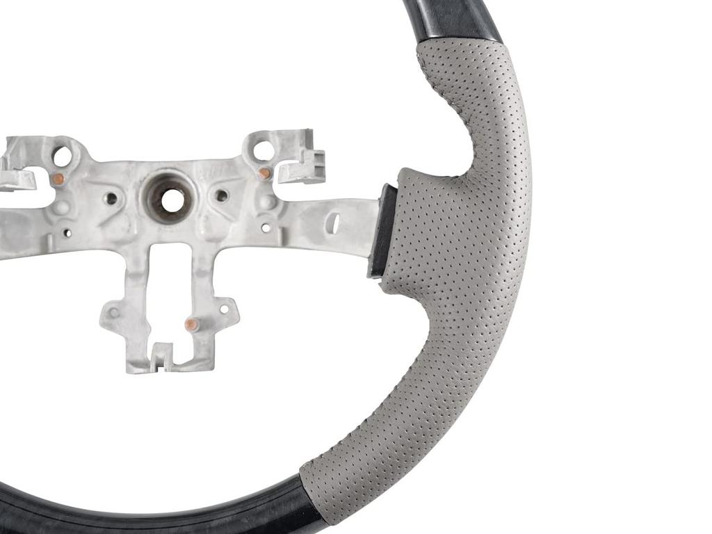 Standard Steering Wheel Wood for Toyota Every Van DA17V TRISTAR'S (Black Grain)