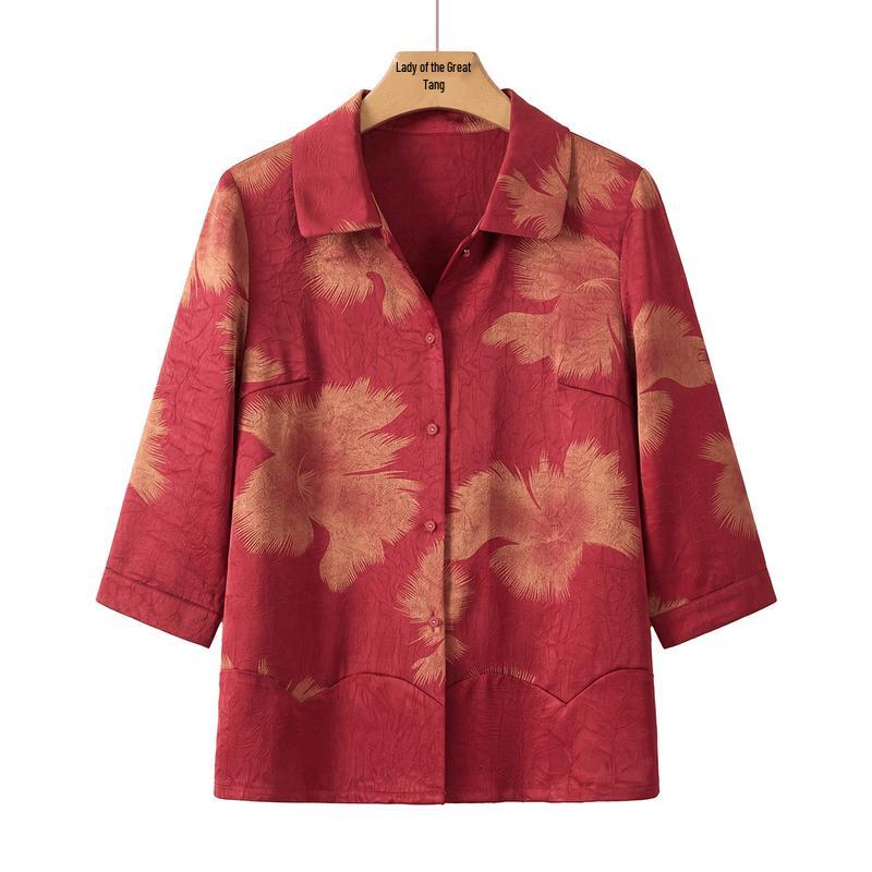 Women s Spring/Summer Thin Lapel Cardigan 2XL