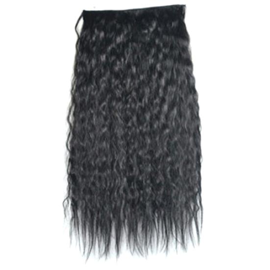 Sexig Lång Gradient Färg Fest Kvinnor Vågigt Lockigt Clip-in Hårförlängning 60cm