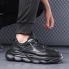 Fashion Sneakers Men's Shoes Trendy and Breathable Styles Outdoor Leisure Sports and Walking Fashion Youth Casual Shoes Black and White