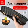 Graphene Arch Support Insoles Men's and Women's Sports Shock Absorption, Deodorant, Breathable, Slow Shock Rebound Foot Insoles