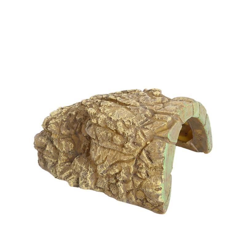 Resin Rock Cave Hideout Reptiles Aquatic Tanks Turtle Lizard Shelter Decorative Ornament
