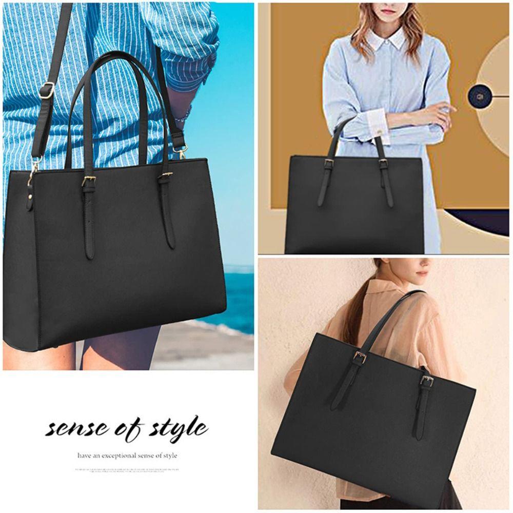 Professional Laptop Tote Bag Large Capacity Women Shoulder Bag Large Capacity Bag  for Office Work