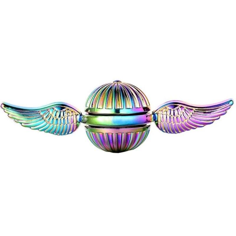Golden Snitch Cupid Fidget Spinner Antistress Hand Rotation Fidget Toys Angel Wings Hand Spinner For Kids Children Gifts