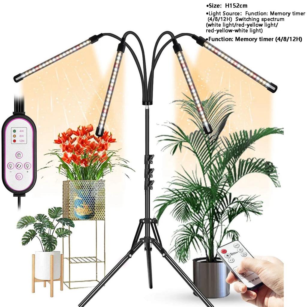 Tripod LED Plant Light Full Spectrum USB Plug-In Indoor Greenhouse Vegetable Flower Plant Light Plant Grow Box Plant Lights