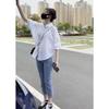 Mid-sleeve Thin Shirt Women's New Summer Sun Protection Clothing Loose Slimming Casual Shirt