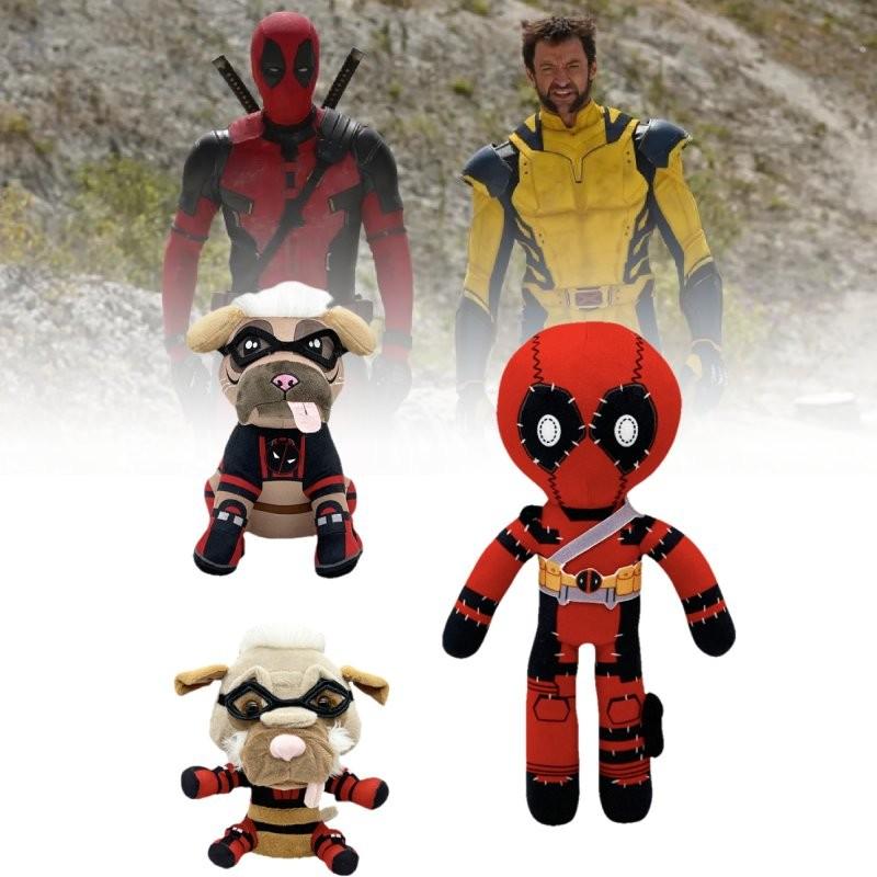 Cute Adorable Deadpool Wolverine Plush Toy Figurines For Kids Collectors