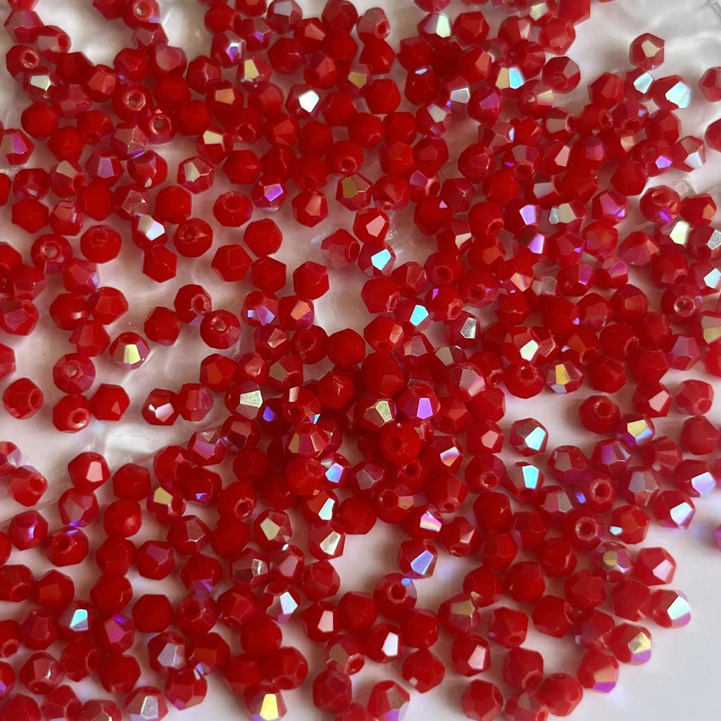4mm Rhombus Loose Beads for DIY Jewelry: Bracelets, Necklaces, Earrings
