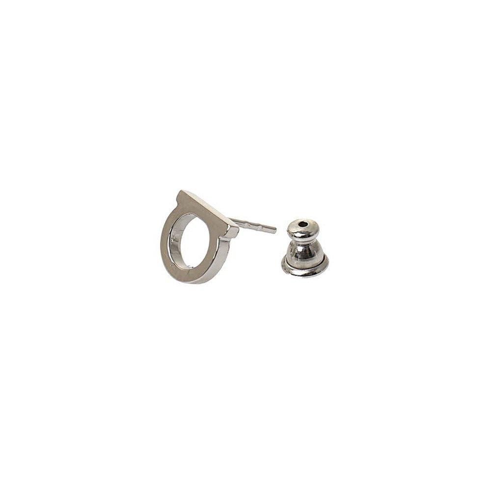 [Ferragamo] Women's Gancini Earrings 76 0120 Pldluc Dia 0696433 106166