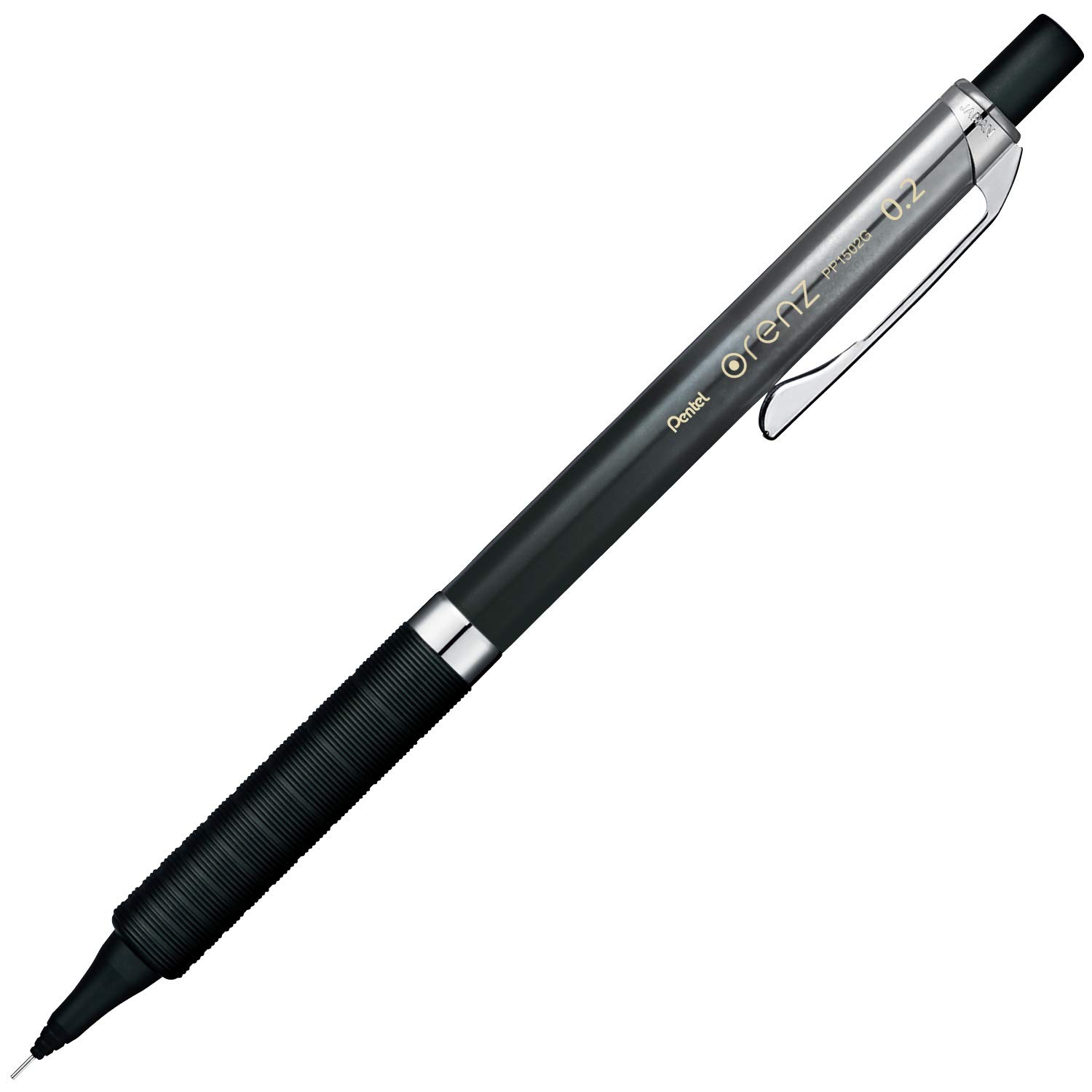 Pentel Orenz Mechanical Pencil Neptunite Black 0.2mm XPP1502G-MGA
