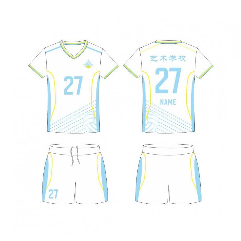 Women Men Volleyball Jersey Set Short Sleeve Training Uniforms Custom Print Number Sport