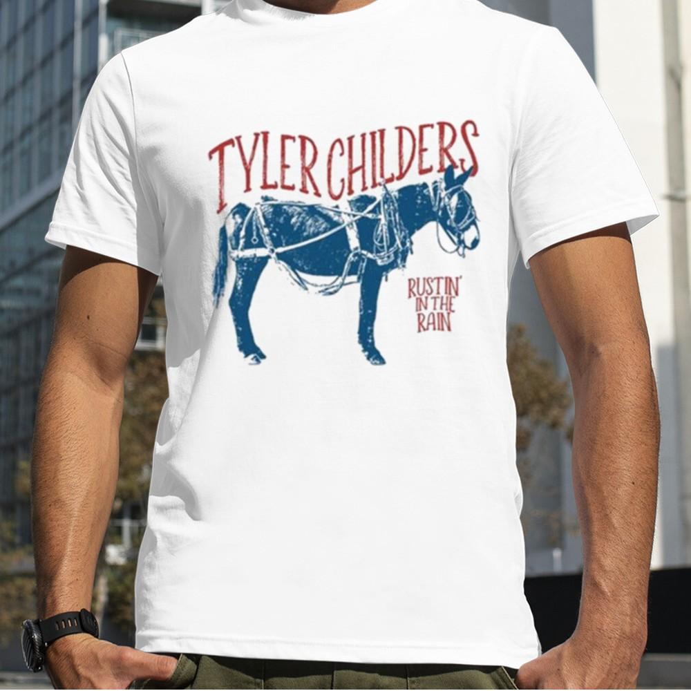 

Tyler Childers Rustin in the Rain Cotton Tshirt Unisex T-Shirt S