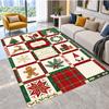 Christmas Theme Floor Carpet, Soft Area Rug, Xmas Indoor Home Holiday Decoration